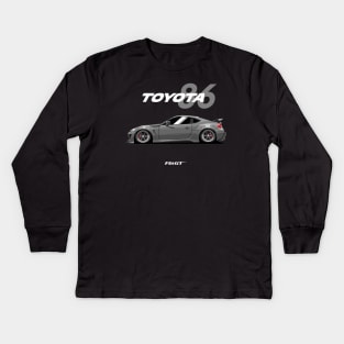 Toyota 86 Stanced Kids Long Sleeve T-Shirt